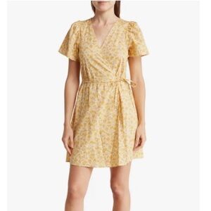 NWT Madewell Fiore Ditsy Floral Cotton Wrap Dress